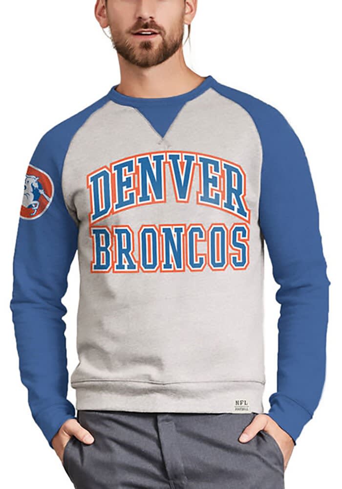 Junk Food Clothing Broncos Formation Fleece Long Sleeve Fashion T Shirt