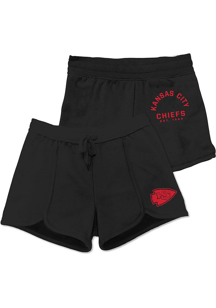 Junk Food Clothing Kansas City Chiefs Womens Black Scrimmage Shorts