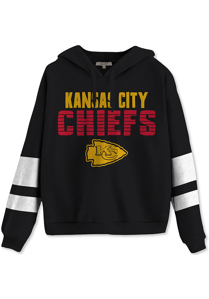 Junk Food Clothing Kansas City Chiefs Womens Black Sideline Hooded Sweatshirt