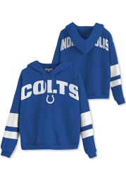 Junk Food Clothing Indianapolis Colts Womens Light Blue Sideline Hooded Sweatshirt