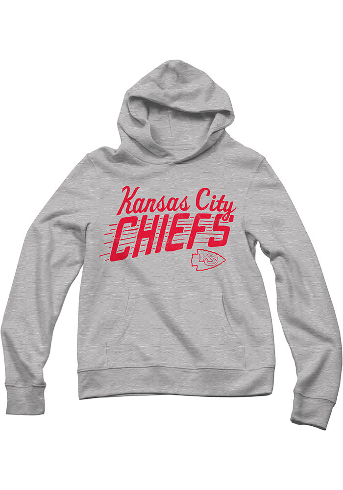 Junk Food Clothing Kansas City Chiefs Mens Grey Classic Fashion Hood