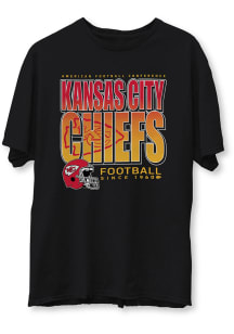 Junk Food Clothing Kansas City Chiefs Black Classic Short Sleeve T Shirt
