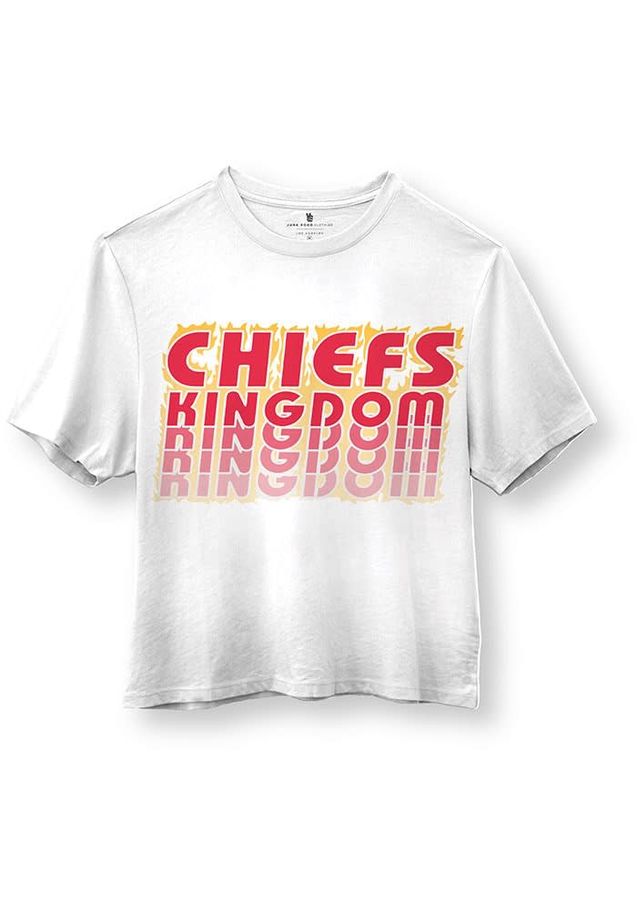 Junk Food Clothing Kansas City Chiefs Womens Red Timeout Tank Top