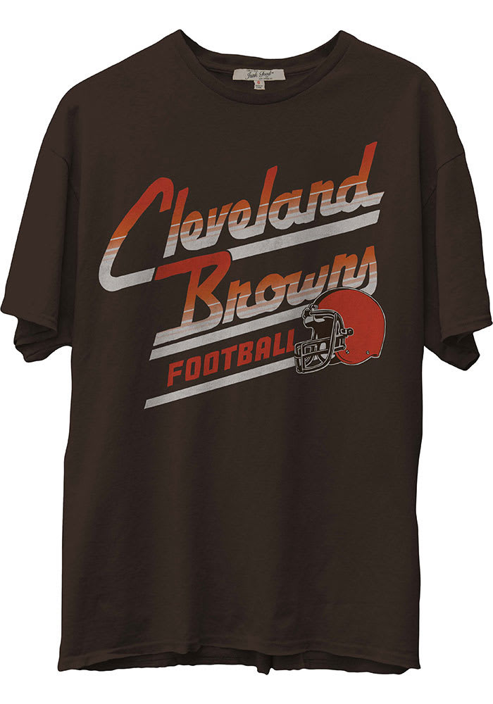 Junk Food Clothing Cleveland Browns Brown Hall Of Fame Short Sleeve T Shirt