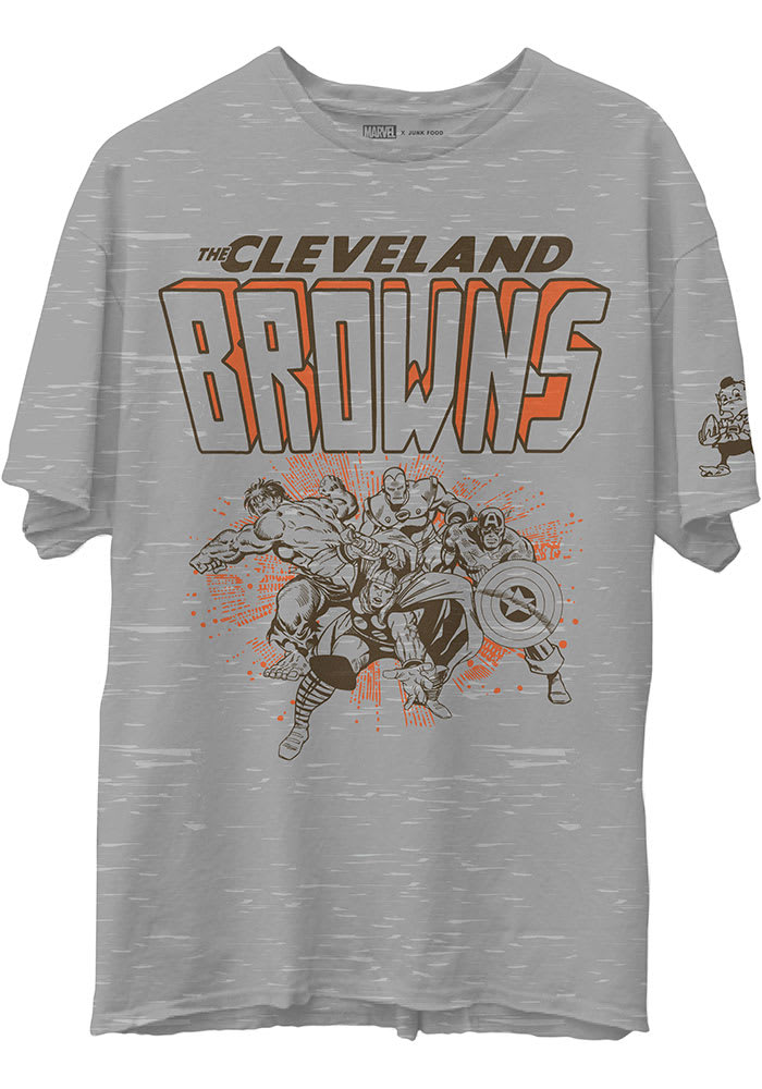 47 Cleveland Browns Brown Varsity Arch Short Sleeve T Shirt