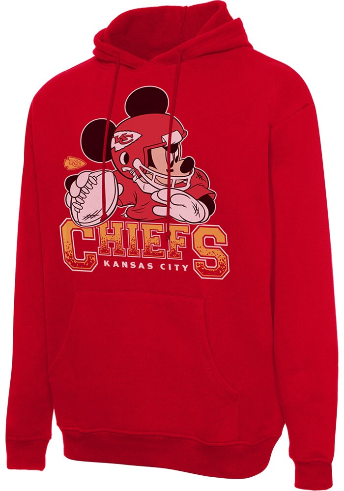 Kansas City Chiefs Mitchell & Ness Big Face 5.0 Pullover Hoodie - Red