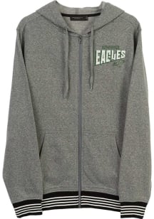 Junk Food Clothing Philadelphia Eagles Mens Grey FIELD GOAL FLEECE Long Sleeve Full Zip Jacket