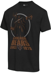 Junk Food Clothing Chicago Bears Black STAR WARS TITLE CRAWL Short Sleeve T Shirt