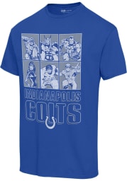 Junk Food Clothing Indianapolis Colts Blue AVENGERS LINE UP Short Sleeve T Shirt