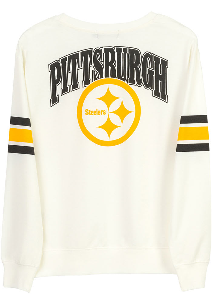 NFL Women's Pittsburgh Steelers Kickoff Crew T-Shirt by Junk Food*