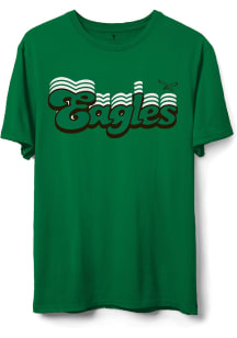Junk Food Clothing Philadelphia Eagles Kelly Green VINTAGE EAGLES Short Sleeve T Shirt