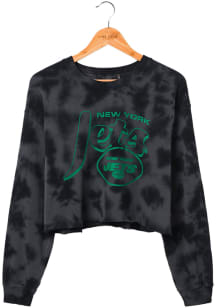 Junk Food Clothing New York Jets Womens Black Cloud Crew Sweatshirt