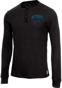 Junk Food Clothing Detroit Lions Black THERMAL Long Sleeve T Shirt