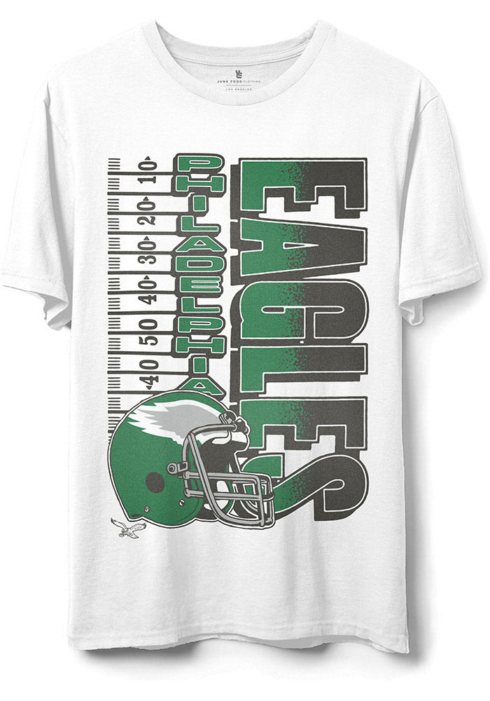 Men's Junk Food White Philadelphia Eagles Local T-Shirt