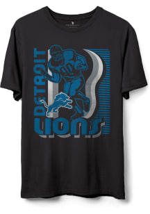 Junk Food Clothing Detroit Lions Black Runner Short Sleeve T Shirt