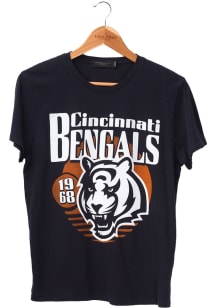 Junk Food Clothing Cincinnati Bengals Womens Black Sunset Short Sleeve T-Shirt