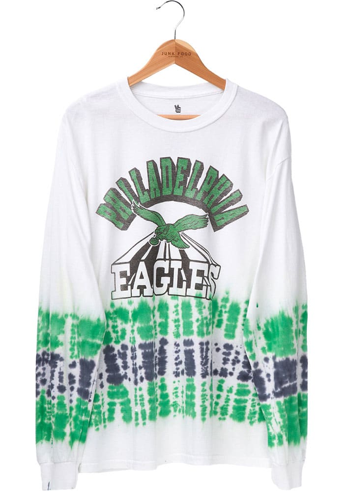 Philadelphia Eagles Unisex Short Sleeve Flea Market Tie Dye Tee