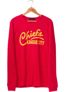 Junk Food Clothing Kansas City Chiefs Red Thermal Long Sleeve Fashion T Shirt