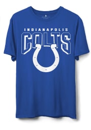 Junk Food Clothing Indianapolis Colts Blue BOLD LOGO Short Sleeve T Shirt