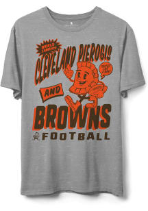 Junk Food Clothing Cleveland Browns Grey Combo Meal Short Sleeve T Shirt