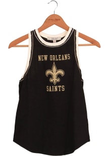 Junk Food Clothing New Orleans Saints Womens Black Touchdown Tank Top