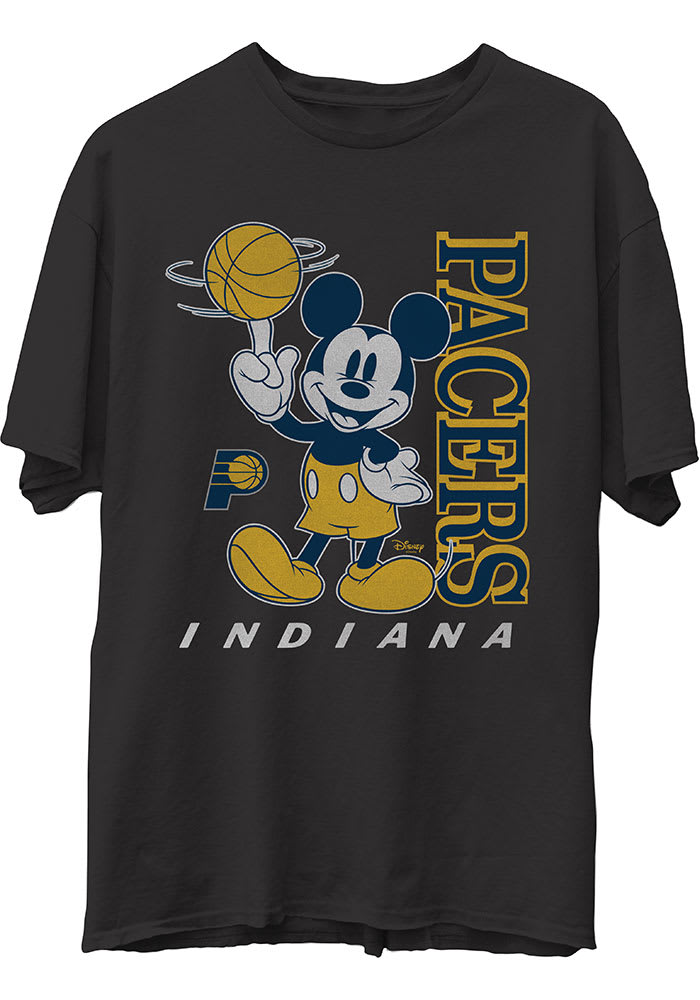 Junk Food Clothing Indiana Pacers BLACK Mickey Short Sleeve