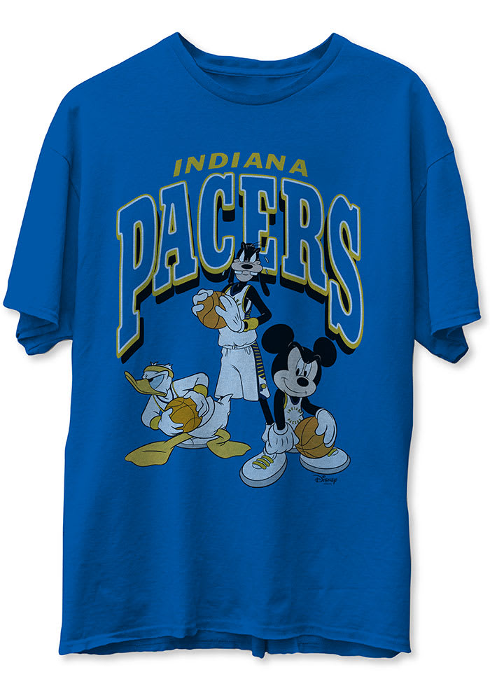 Junk Food Clothing Indiana Pacers Navy Blue Disney Short Sleeve Fashion T Shirt