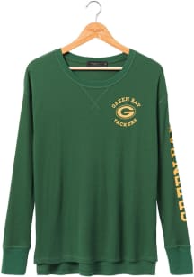 Junk Food Clothing Green Bay Packers Womens Green Timeout LS Tee