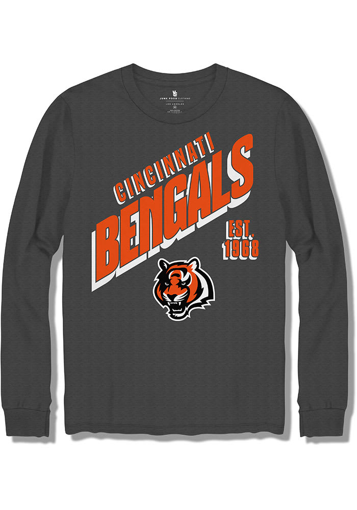 Nike Men's Black Cincinnati Bengals Team Slogan Long Sleeve T