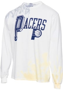 Junk Food Clothing Indiana Pacers Blue Tie Dye Long Sleeve Fashion T Shirt