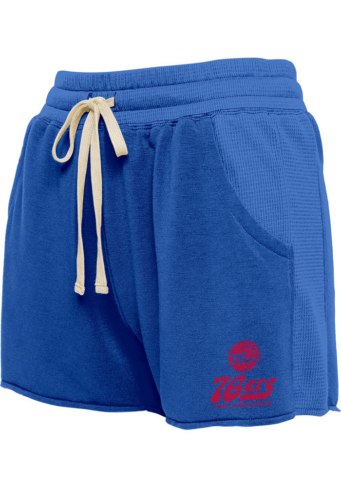 Junk Food Clothing Philadelphia 76ers Womens Blue Mix Shorts
