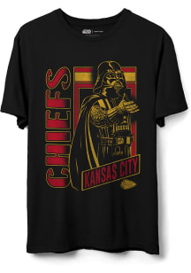 Junk Food Clothing Kansas City Chiefs Black Vader Short Sleeve T Shirt