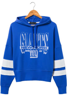 Junk Food Clothing New York Giants Womens Blue Sideline Hooded Sweatshirt