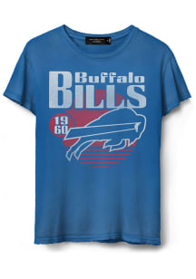 Junk Food Clothing Buffalo Bills Womens Blue Sunset Short Sleeve T-Shirt