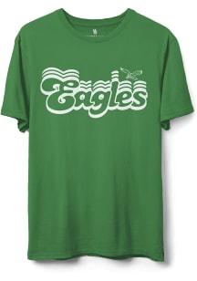 Junk Food Clothing Philadelphia Eagles Kelly Green Retro Flea Market Short Sleeve T Shirt