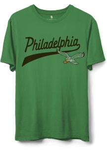 Junk Food Clothing Philadelphia Eagles Kelly Green City Flea Market Short Sleeve T Shirt