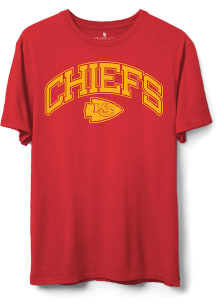 Junk Food Clothing Kansas City Chiefs Red Arch Name Short Sleeve T Shirt