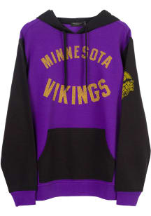 Junk Food Clothing Minnesota Vikings Mens Purple Goal Line Fashion Hood