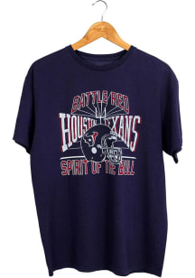 Junk Food Clothing Houston Texans Navy Blue Hall of Fame Short Sleeve T Shirt