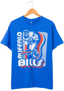 Junk Food Clothing Buffalo Bills Blue RUN BACK Short Sleeve T Shirt