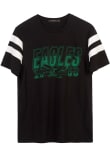 Junk Food Clothing Philadelphia Eagles Black GRIDIRON Short Sleeve Fashion T Shirt