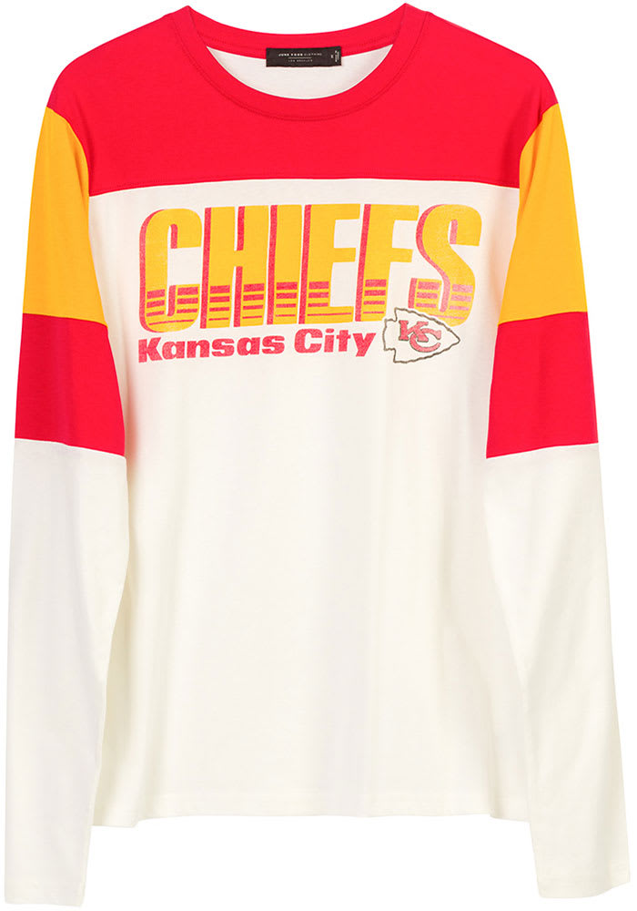 Junk food clothing kansas City chiefs long sleeve sideline stadium shirt  nwt L