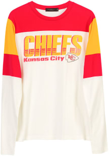 Junk Food Clothing Kansas City Chiefs White ZONE BLITZ Long Sleeve Fashion T Shirt