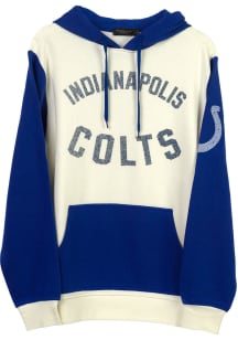 Junk Food Clothing Indianapolis Colts Mens White GOAL LINE Fashion Hood