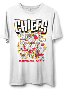 Junk Food Clothing Kansas City Chiefs White Nickelodeon Short Sleeve T Shirt