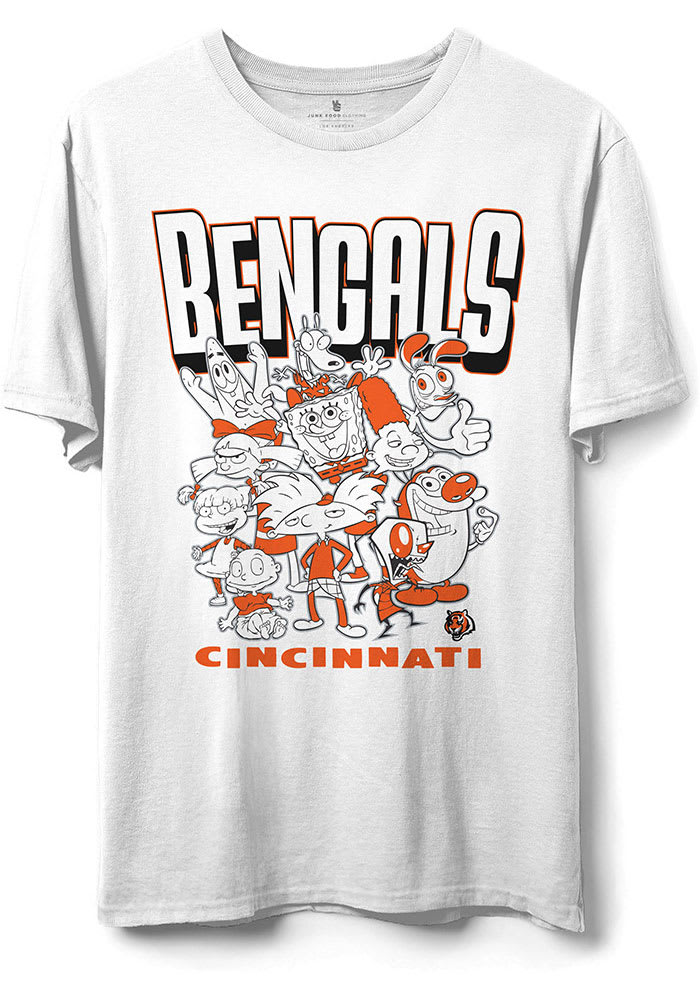 Cincinnati Bengals Crew Neck Sweatshirt With Zebra Graphic