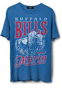 Junk Food Clothing Buffalo Bills Blue Vintage Short Sleeve Fashion T Shirt
