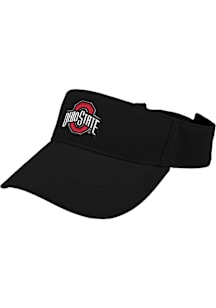 LogoFit Ohio State Buckeyes Mens Black Slice Adjustable Visor