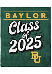 Baylor Bears Class of 2025 Silk Touch Fleece Blanket - Green