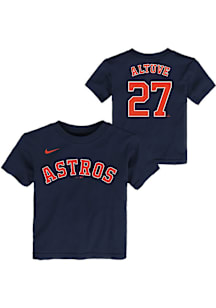 Jose Altuve Houston Astros Toddler Navy Blue Home NN Short Sleeve Player T Shirt